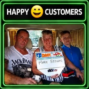 Happy Ziggy Transfer customers