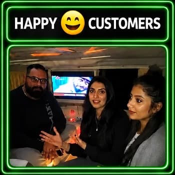 Private airport transfer happy customers