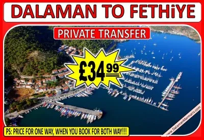 Dalaman Airport to Fethiye